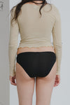 BASERANGE Flared Shorts UNBE Collection France Portugal BAS-UNBE-BL-000-HEI Black